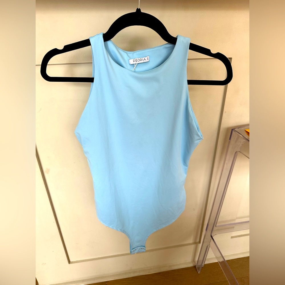 Blue Amazon bodysuit